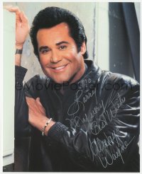 3f1170 WAYNE NEWTON signed color 8x10 REPRO still 1990s great smiling portrait of the singer!
