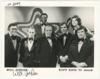 3f0765 WILL JORDAN signed 8x10 publicity still 1980s with his co-stars from the Kopy Kats TV Show!