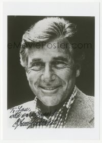 3f0904 EFREM ZIMBALIST, JR signed 5x7 photo 1980s head & shoulders portrait later in his career!