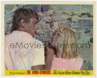3f0511 PETER MCENERY signed color English FOH LC 1964 close up with Hayley Mills in Moon-Spinners!