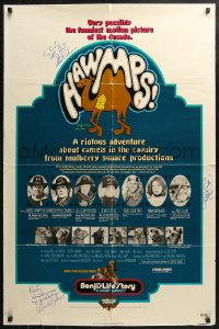 3f0082 HAWMPS signed 1sh 1976 by Slim Pickens, Lee De Broux, AND Jack Elam!