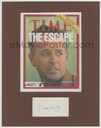 3f0134 JAMES EARL RAY signed 3x5 index card in 11x14 display 1970s ready to frame & display!