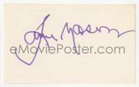 3f0818 JAMES MASON signed 3x5 index card 1970s it can be framed & displayed with a repro still!