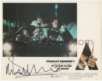 3f0098 CLOCKWORK ORANGE signed LC #2 1972 by Malcolm McDowell, with droogs in car, Stanley Kubrick!