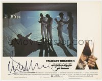 3f0099 CLOCKWORK ORANGE signed LC #3 1972 by Malcolm McDowell, with droogs under bridge, Kubrick!