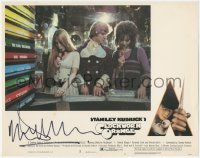 3f0101 CLOCKWORK ORANGE signed LC #5 1972 by Malcolm McDowell, with sexy girls in record store!