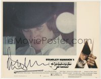 3f0103 CLOCKWORK ORANGE signed LC #7 1972 by Malcolm McDowell, close up, Stanley Kubrick classic!