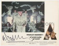 3f0104 CLOCKWORK ORANGE signed LC #8 1972 by Malcolm McDowell, with droogs & mannequins, Kubrick!