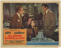 3f0111 HOUSE ACROSS THE BAY signed LC 1940 by Walter Pidgeon, who's with Joan Bennett & Lloyd Nolan!