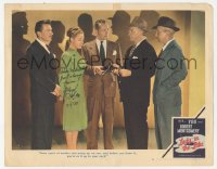3f0114 LADY IN THE LAKE signed LC #4 1947 by Lloyd Nolan, who's with Montgomery, Totter & top cast!