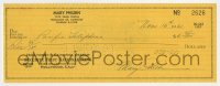 3f0422 MARY PHILBIN canceled check 1961 she paid $6.95 to the Pacific Telephone company!