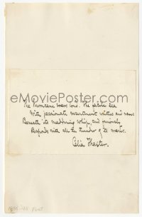 3f0475 CELIA THAXTER signed note paper 1880s it can be framed & displayed with a repro still!