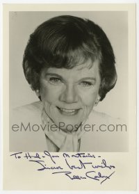 3f0906 ELLEN CORBY signed 5x7 photo 1960s smiling head & shoulders portrait late in her career!