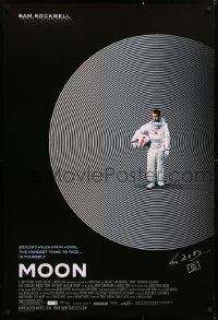 3f0037 MOON signed 1sh 2009 by director Duncan Jones, great image of lonely astronaut Sam Rockwell!