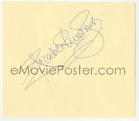 3f0241 ELIZABETH MONTGOMERY signed 4x5 cut album page 1950s frame it with the included repro photo!