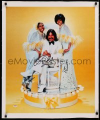 3f0025 TONY ORLANDO & DAWN signed 24x29 special poster 1990s by Tony Orlando, Hopkins AND Vincent!