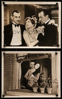 3g1163 FOUR WALLS 2 8x10 stills 1928 sexy young Joan Crawford w/ John Gilbert & Louis Natheaux!