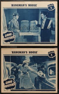 3g0702 GANG BUSTERS 2 chapter 4 LCs 1942 Kent Taylor, Irene Hervey, Hangman's Noose, ultra-rare!