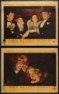3g0720 JOHN MEADE'S WOMAN 2 LCs 1937 Arnold in title role, Patrick, Larrimore & George Bancroft!