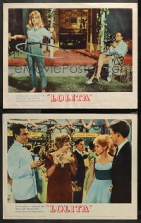 3g0733 LOLITA 2 LCs 1962 Stanley Kubrick, images of Sue Lyon with James Mason & Shelley Winters!