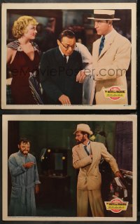 3g0742 MR MOTO'S LAST WARNING 2 LCs 1939 Asian detective Peter Lorre, Field, Cortez, Carradine, rare!