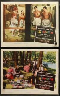 3g0750 PICNIC 2 LCs 1956 great images of William Holden, Cliff Robertson, Betty Field, Strasberg!