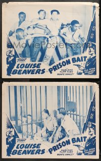 3g0752 REFORM SCHOOL 2 LCs R1940s Toddy Pictures, Harlem's Tuff Kids in Prison Bait!