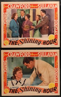 3g0760 SHINING HOUR 2 LCs 1938 great images of Douglas, Joan Crawford, Sullavan, Young & Bainter!
