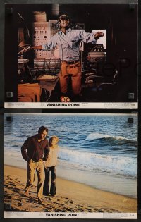 3g0524 VANISHING POINT 5 color 11x14 stills 1971 Barry Newman, Bob Donner, car chase cult classic!