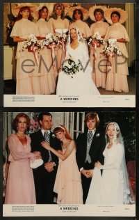 3g0385 WEDDING 8 color 11x14 stills 1978 Robert Altman, Mia Farrow, Gerladine Chaplin, Carol Burnett
