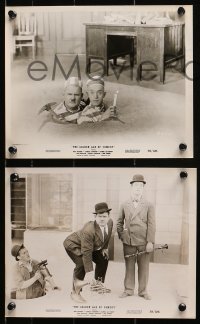 3g1078 GOLDEN AGE OF COMEDY 4 8x10 stills 1958 images of Laurel, Oliver Hardy from different movies!