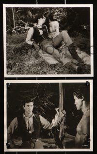 3g0979 GREEN MANSIONS 8 deluxe 8x10 stills 1959 lovers Audrey Hepburn & Anthony Perkins in jungle!
