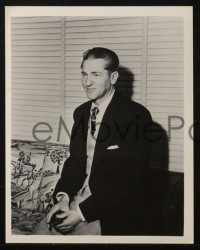 3g1165 HIGH NOON 2 8x10 stills 1952 seated portraits of film editors Elmo Williams & Harry Gerstad!