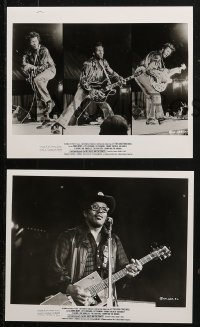 3g1119 LET THE GOOD TIMES ROLL 3 8x10 stills 1973 Chuck Berry & Bo Diddley with guitars on stage!