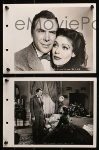 3g1091 MEN IN HER LIFE 4 8x11 key book stills 1941 beautiful Loretta Young with Dean Jagger!