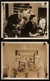 3g1124 MEN IN WHITE 3 8x10 stills 1934 beautiful Myrna Loy w/doctor Jean Hersholt & Clark Gable!