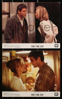3g0812 ONE FINE DAY 7 color 8x10 stills 1996 Michelle Pfeiffer, George Clooney, directed by Hoffman!