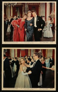 3g0828 RELUCTANT DEBUTANTE 3 color 8x10 stills 1958 Rex Harrison, Kay Kendall & Sandra Dee!