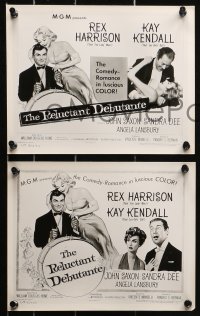 3g1007 RELUCTANT DEBUTANTE 7 artwork 8x10 stills 1958 Rex Harrison, Kay Kendall & Sandra Dee!