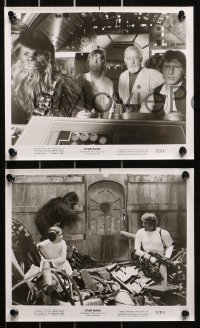 3g0908 STAR WARS 14 8x10 stills 1977 A New Hope, Lucas classic epic, Luke, Leia, great images!