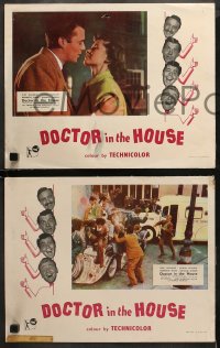 3g0543 DOCTOR IN THE HOUSE 4 English LCs 1955 Dr. Dirk Bogarde, Muriel Pavlow, Kenneth More!