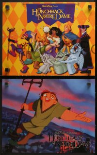 3g0181 HUNCHBACK OF NOTRE DAME 8 English LCs 1996 Walt Disney cartoon from Victor Hugo's novel!