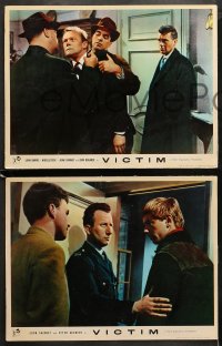 3g0664 VICTIM 3 English LCs 1962 gay Dirk Bogarde is blackmailed, directed by Basil Dearden!