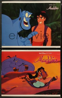 3g0052 ALADDIN 8 LCs 1992 classic Disney Arabian cartoon, great images of Prince Ali & Jasmine!