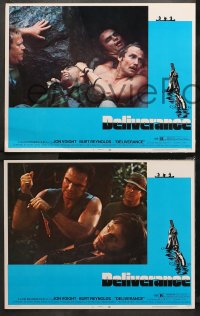 3g0417 DELIVERANCE 7 LCs 1972 Jon Voight, Burt Reynolds, Ned Beatty, John Boorman classic!