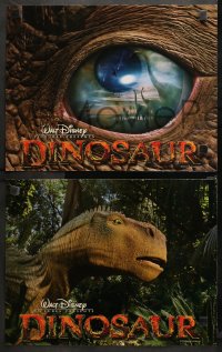 3g0028 DINOSAUR 9 LCs 2000 Disney, great CGI animated images of prehistoric creatures!