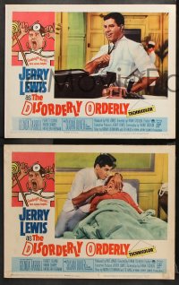 3g0126 DISORDERLY ORDERLY 8 LCs 1965 cool images of wackiest hospital nurse Jerry Lewis!