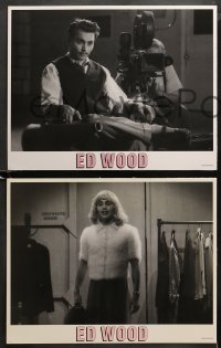 3g0021 ED WOOD 10 LCs 1994 Johnny Depp, Martin Landau, mostly true, directed by Tim Burton!
