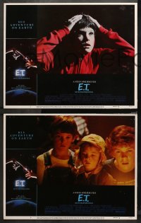 3g0128 E.T. THE EXTRA TERRESTRIAL 8 LCs 1982 Steven Spielberg classic, Henry Thomas, Drew Barrymore!