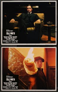 3g0157 GODFATHER PART II 8 int'l LCs 1974 Al Pacino, Robert De Niro, Francis Ford Coppola classic!